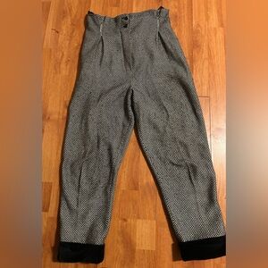 Handmade vintage high-waisted pants